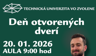 Deň otvorených dverí TUZVO – 20. január 2026