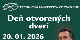 Deň otvorených dverí TUZVO – 20. január 2026