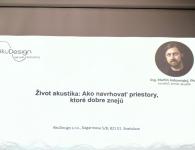 Odborná prednáška: Život akustika – Ako navrhovať priestory, ktoré dobre znejú